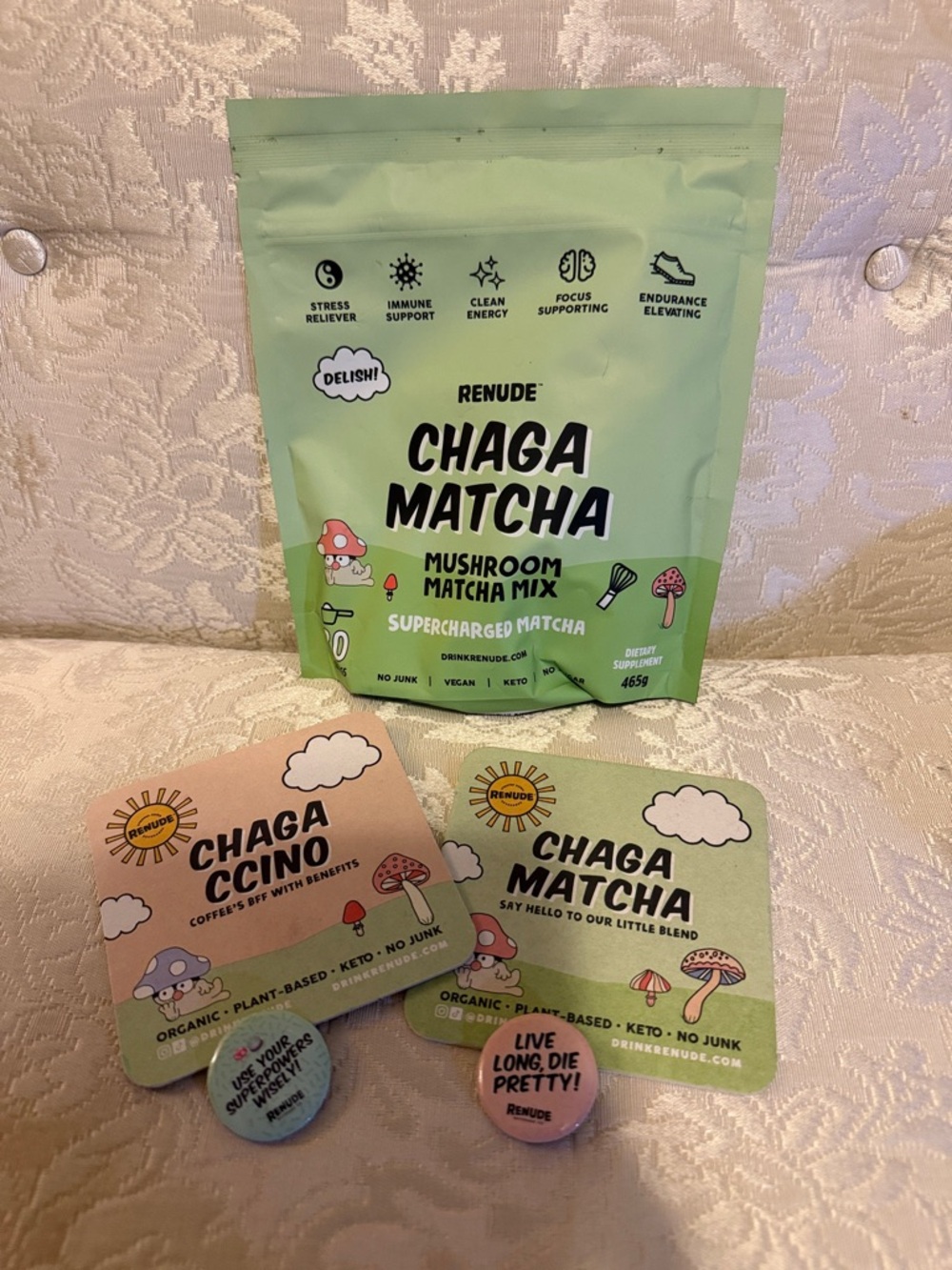 Chaga Matcha Mushroom Matcha Mix - Green